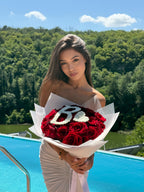 25 рози с писмо